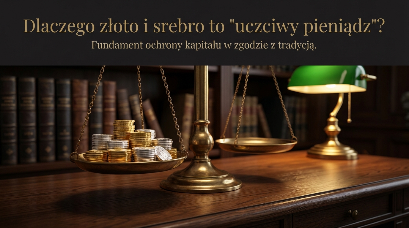 Dlaczego złoto i srebro to „uczciwy pieniądz”?
